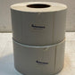 2 Rolls of Intermec 4"x2" White Sticker Labels 2-7/8" Core 7" Wide