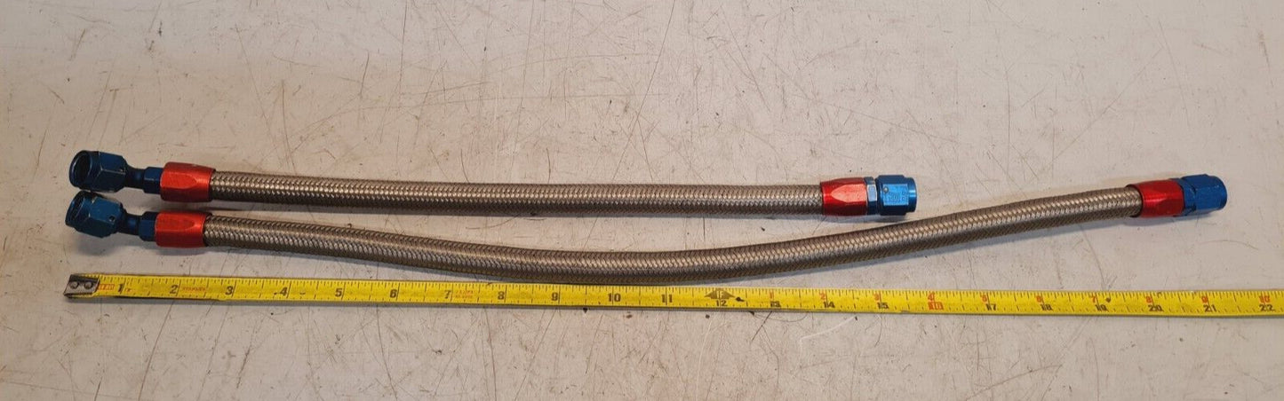 2 Qty of Ducati Racing Corsa Oil Cooler Hoses 17.5" Length | 11.5" Length(2 Qty)
