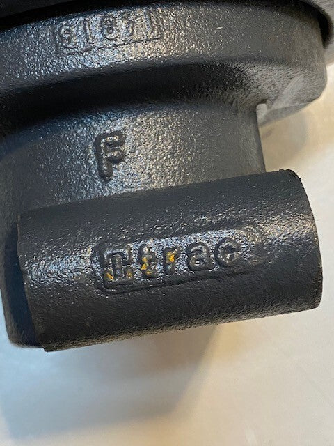 Trac Bottom Track Roller for Excavator 25622 | 13" Long 7-1/2" Dia. 18mm Holes