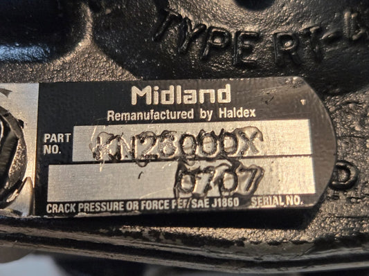 Midland KN26000X 0707 Air Brake Control Valve | RT-4 | Remanufactured by Haldex