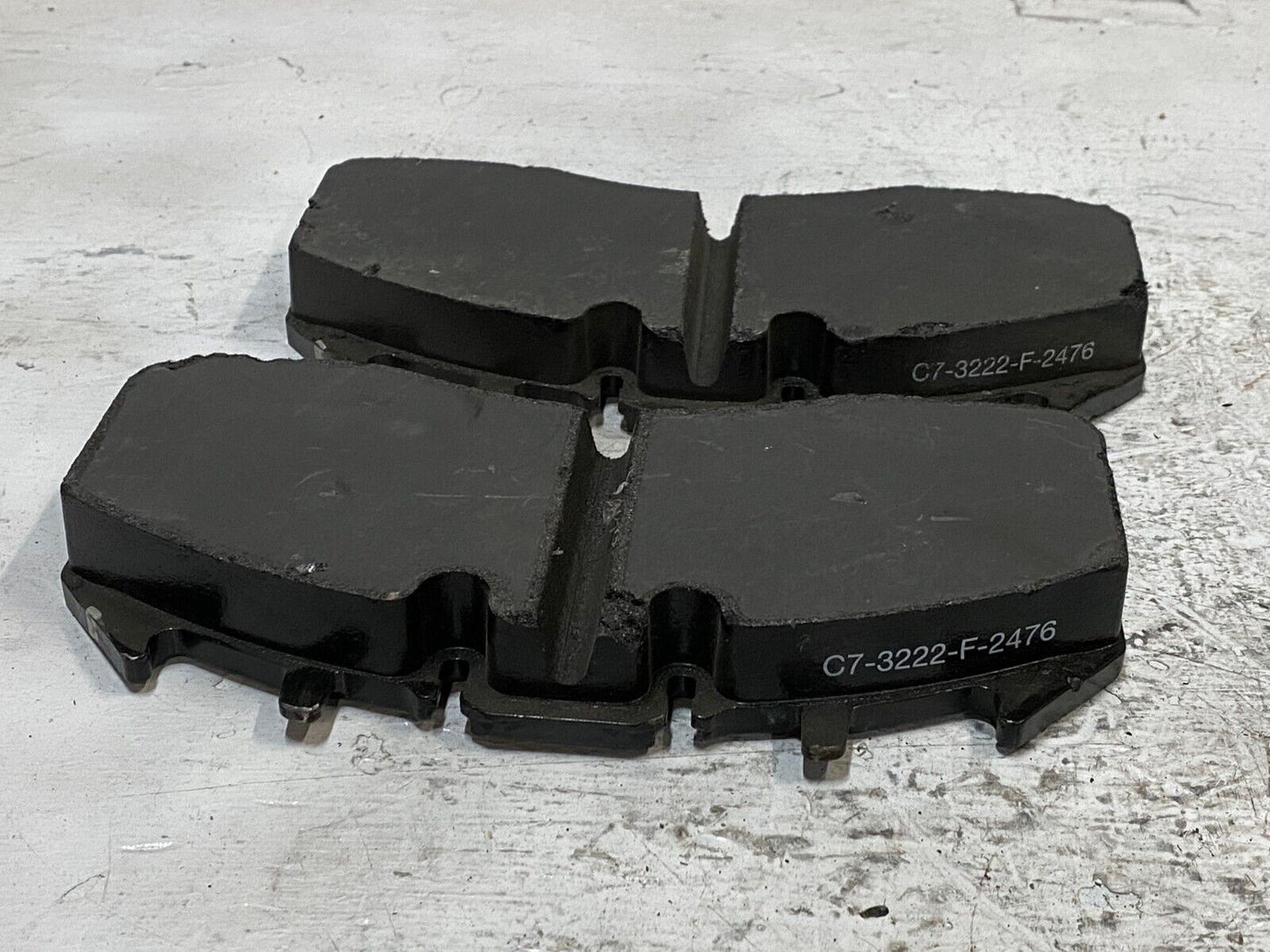 2 Pack of C7-3222-F-2476 Brake Pads 3617001 1517071 (2 Quantity)