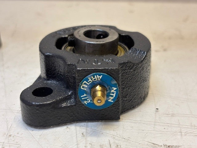 2 Quantity NTN 3" 2 Bolt Flange Bearing with 1/2"Insert | FLU201V | (2 Quantity)
