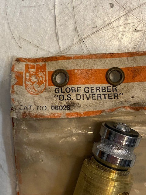 P&M Cat. No. 06028 Globe Gerber O.S. Diverter Stem