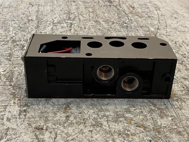 Pneumatic Solenoid Sub-Base Manifold 6" Long 2-1/8" Wide 1-7/8" Deep