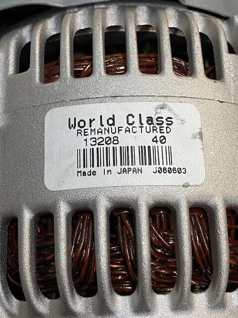 Remy World Class 13208 Remanufactured Alternator J060603