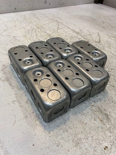 7 Quantity of Steel 1-Gang Utility Boxes 4" x 2-1/8" x 1-7/8" (7 Quantity)