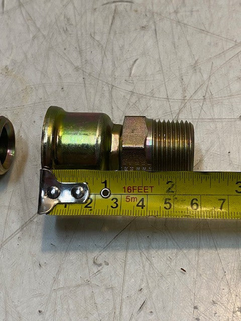 2 Quantity of Parker Crimp Style Hydraulic Hose Fittings 10126-12-12 (2 Qty)