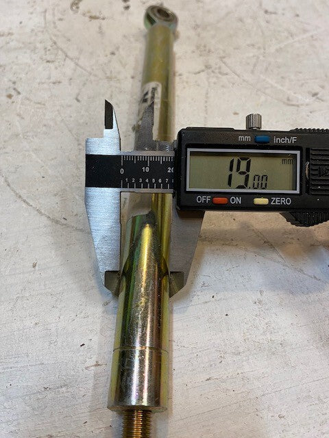 Vermee Tie Rod 12111001 | V-P0005 | 09236 12" Long 19mm Shaft Dia. 9mm Bore
