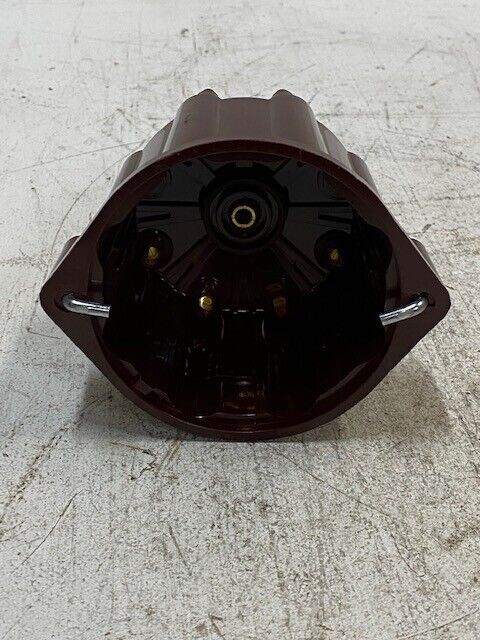 Maroon/Red 8 Cylinder Distributor Cap