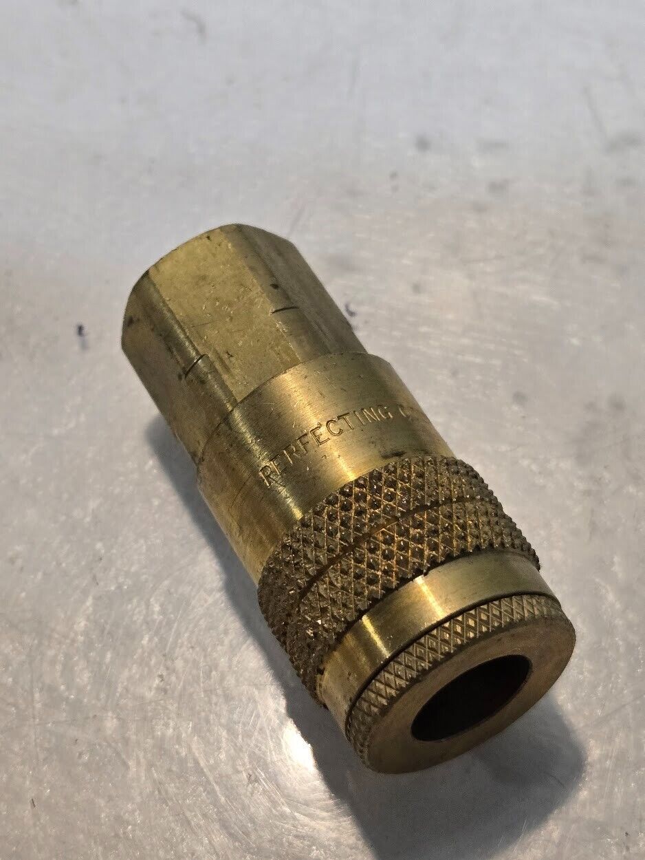 2 Quantity of Perfecting Coupling Series F 1/4" Quick Couplings 1/4" MPT (2 Qty)