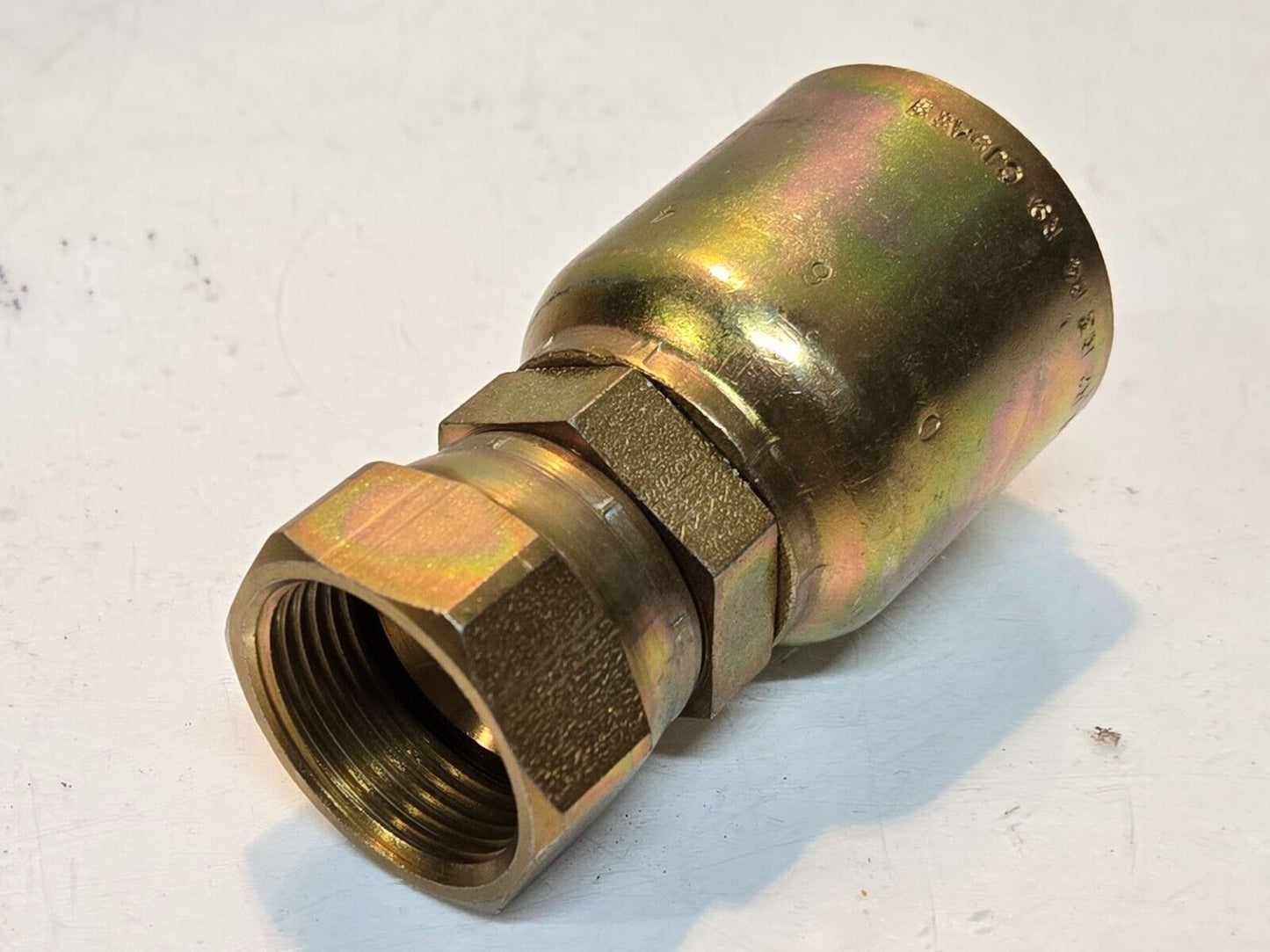 3 Quantity of Crimp Style Hydraulic Hose Fitting 10643-16-16 for Parker (3 Qty)