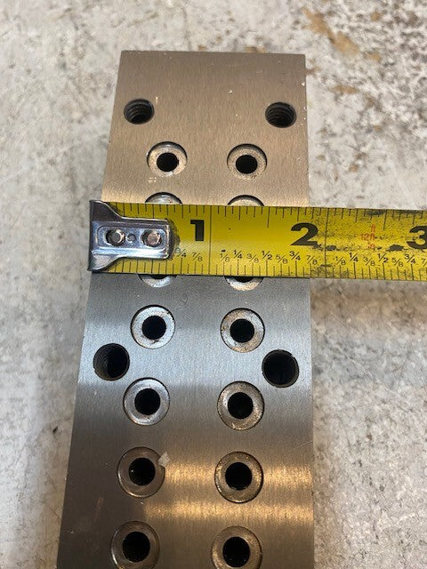 5 Qty of Manifolds 6-1/8" x 1-7/8" x 1-5/8" 20mm ID 9mm/6mm/5mm Holes (5 Qty)