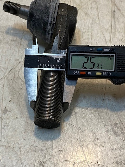 MOOG 76-77 Tie Rod End 2358 | 6" Long 25mm Thread 14mm Nose Thread