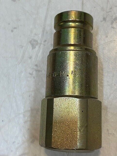 2 Quantity of Holmbury M-A9 1/2 NPT-F00-M.1 Flat Face Hydraulic Coupler (2 Qty)