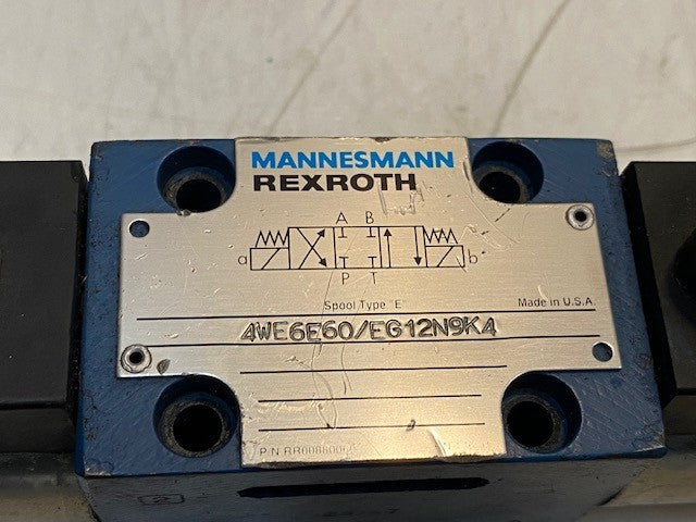 Rexroth 4WE6E60/EG12N9K4 Directional Spool Valve 021388