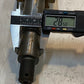 Keyed Gear Shaft 9864 F | 11-3/4" L 76mm OD 19mm Thread 13-Spline