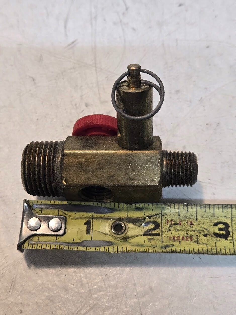 3 Quantity of Air Compressor Tank Manifolds 1/2" MPT x 1/4" FPT 140 PSI (3 Qty)