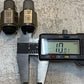 3 Quantity of Parker Male Connectors BBB 1-1/2" Long 14mm Thread End (3 Qty)