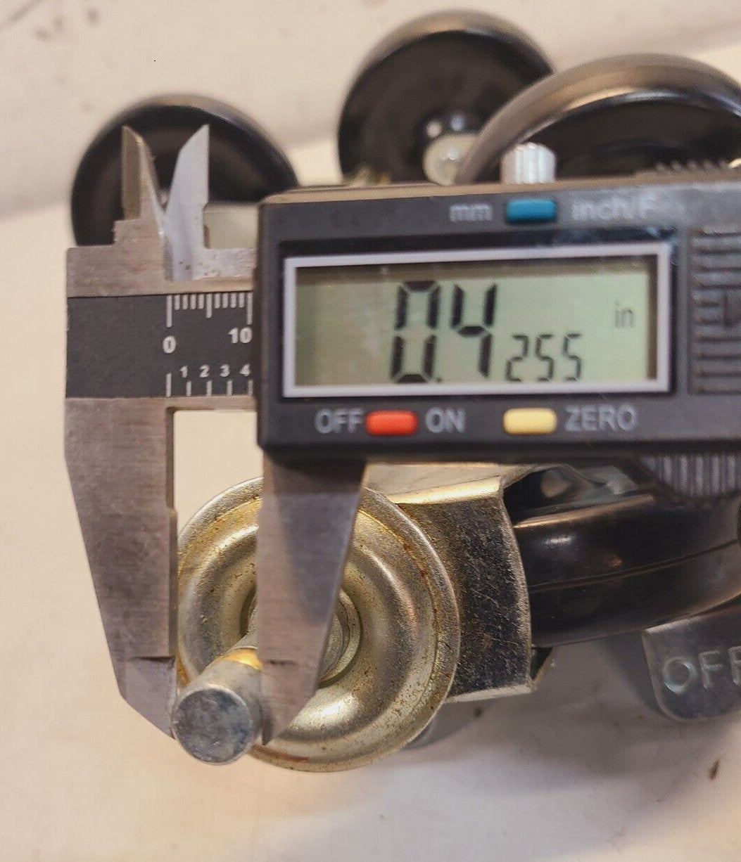 4 Quantity of 4" Black Swivel Casters (4 Qty)