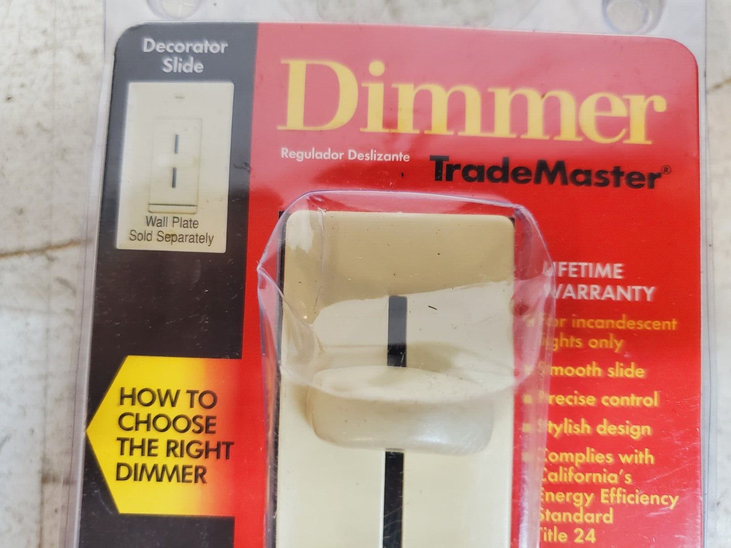 2 Quantity of Pass & Seymour Slide Dimmer Preset 600W LS600IV (2 Qty)