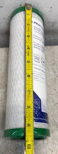 Pentair Chlorplush Protect 10 Filter Cartridge Carbon Block 9-1/2in Replacement