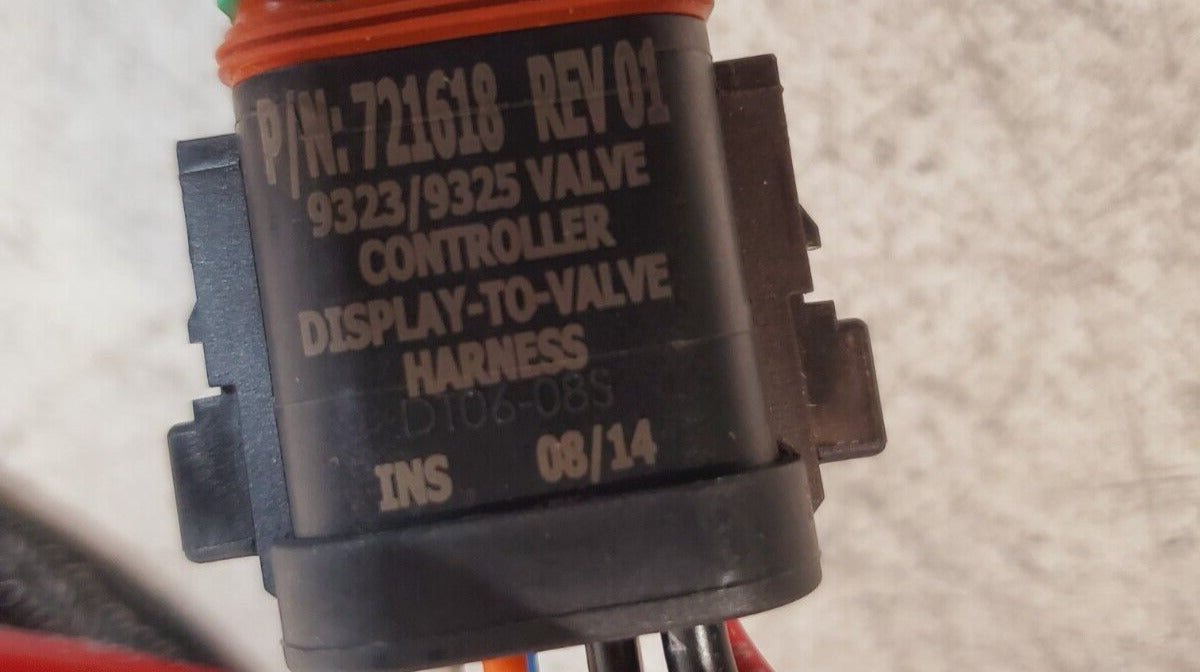 Valve  9323/9325 Controller Display to Valve Harness 721618 REV1 10 Ft