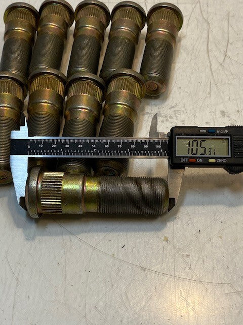10 Quantity of RC Self Locking Wheel Stud Bolts N 359 L | 28mm Thread (10 Qty)