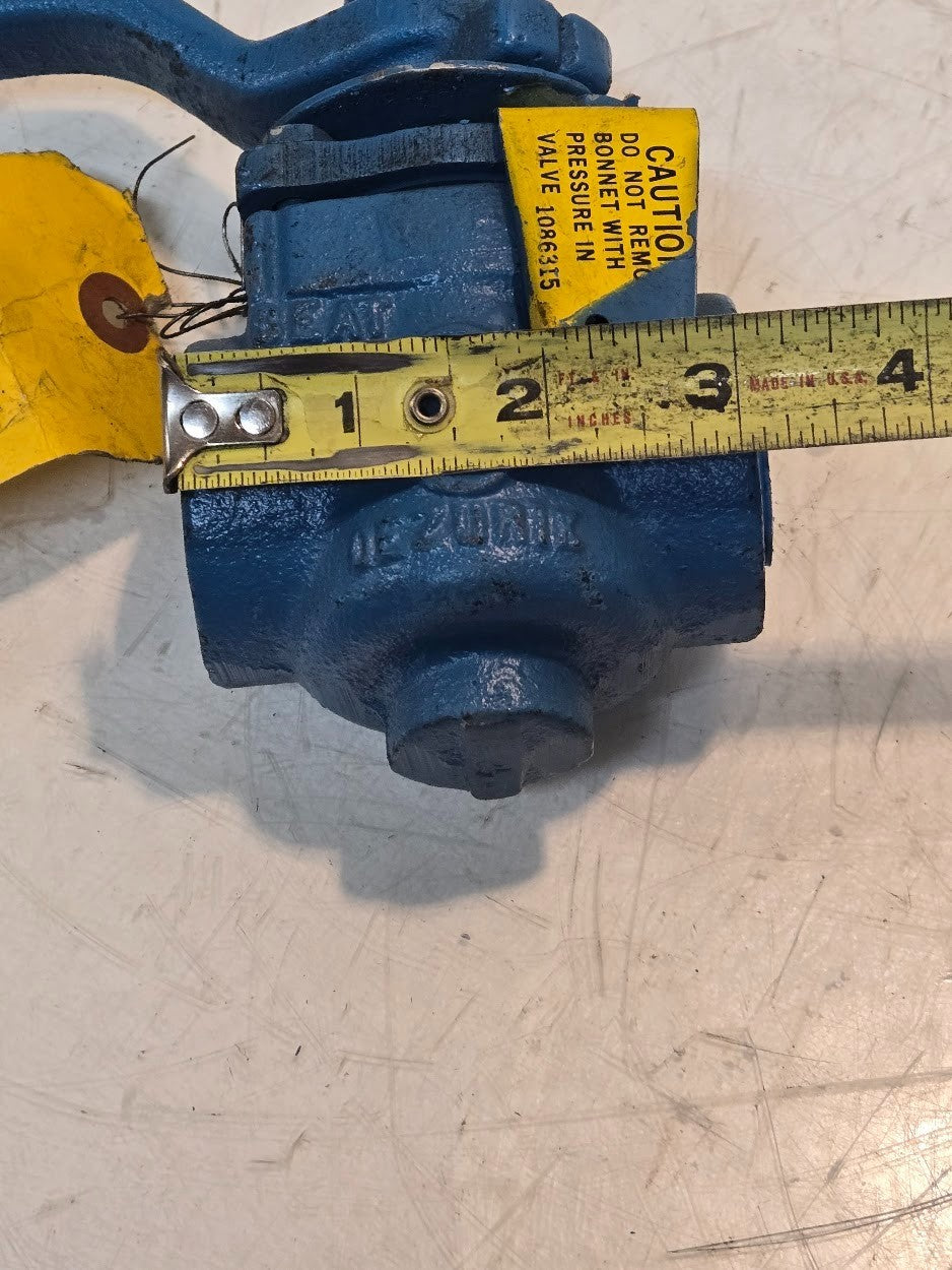 DeZurik Quarter Turn Valve 1023890 for 3/4" Pipe | 1086315 | 1095943