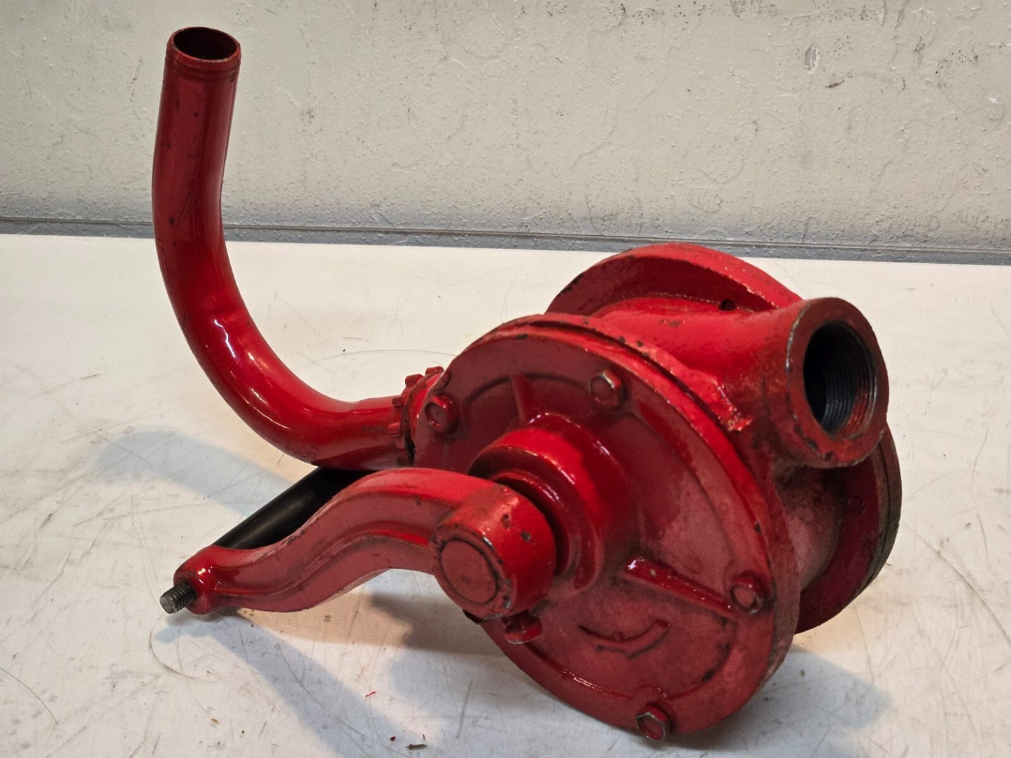 Hand-Crank Drum Transfer Pump HS-25 | 1" FPT Inlet | 3/4" ID Pipe Outlet
