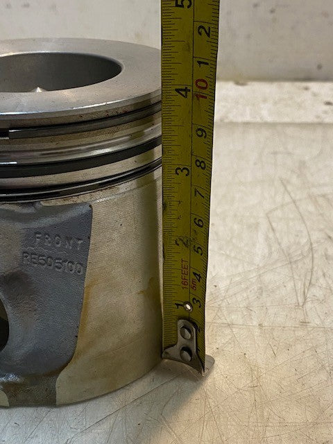 Piston Front RE505100 for John Deere | 106L21 A2 | 4" x 4" x 4" | 35mm Pin Hole