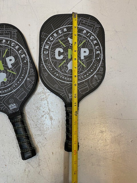 2 Tria Milia Carbon USA Pickleball Approved Paddles 16" L 7-3/4" W (2 Pack)
