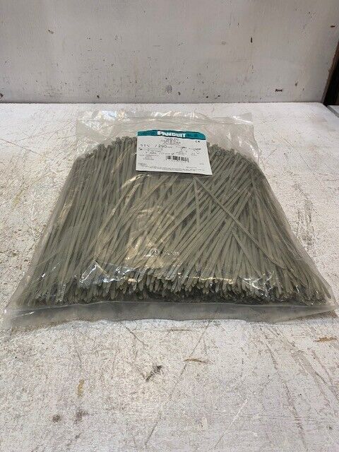 Panduit 1000 Pack of Cable Ties PLT3I-M14 Telco Gray Nylon