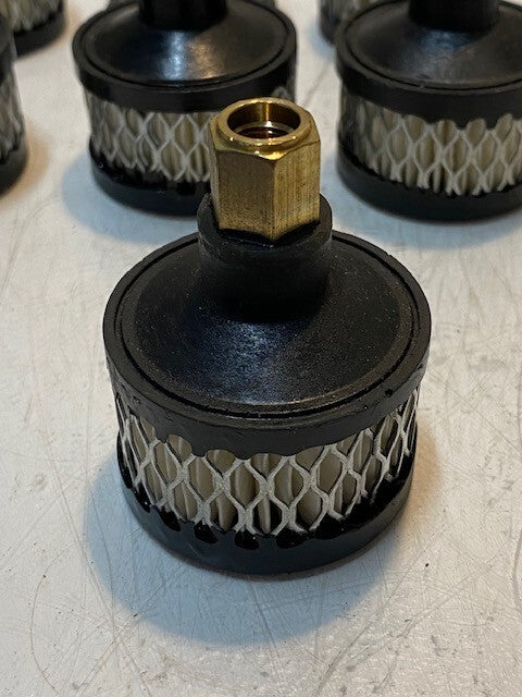 10 Qty of Intake Air Filters for Military Burners 50mm OD 14mm Hex Head (10 Qty)