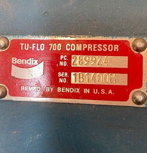 Bendix Reman Engine Air Compressor 289924 | 1B1400H | T292508B