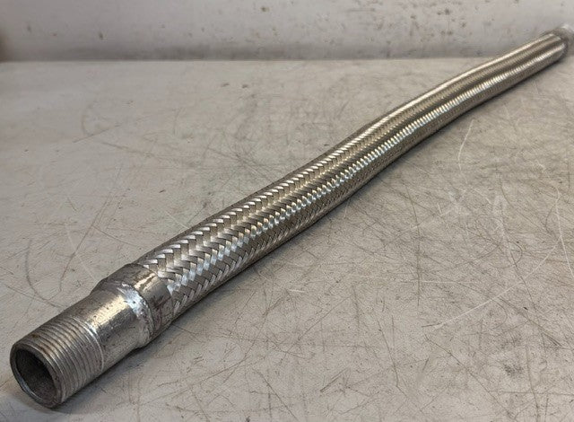 Braided Stainless Steel Flexible Metal Hose 32 In Length Industrial Plumbing