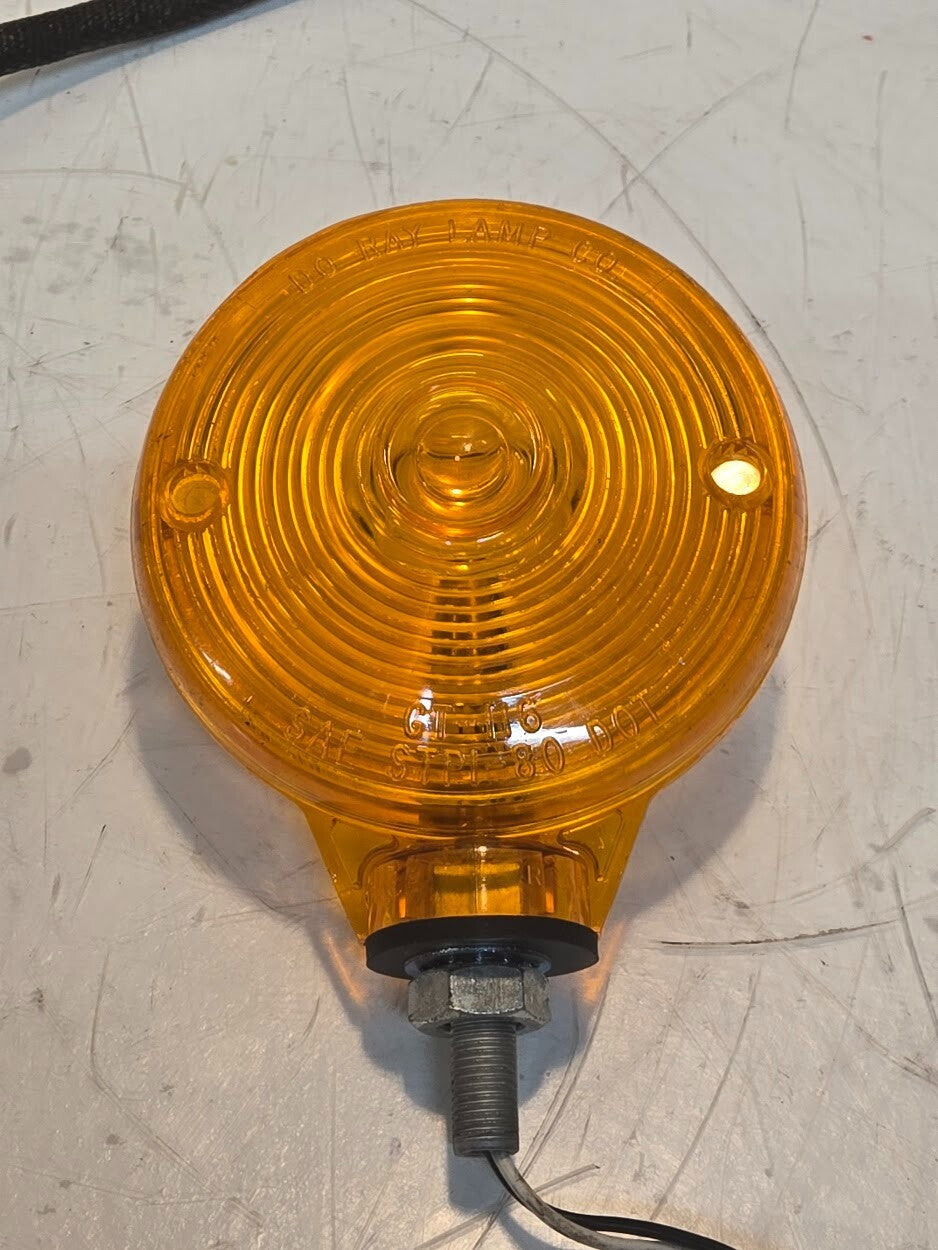2 Quantity of TruckLite Amber Pedestal Lights GT-116 w/ 34" Lead (2 Quantity)