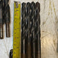 Assorted Lot of 39 Spiral Drill Bits 7/16 HSS | 1" x 3/4 M42 | 40326 | 1/2 HSS