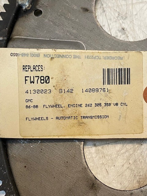 GMC 86-88 Automatic Transmission Flywheel FW780 | 14" OD 52mm Bore