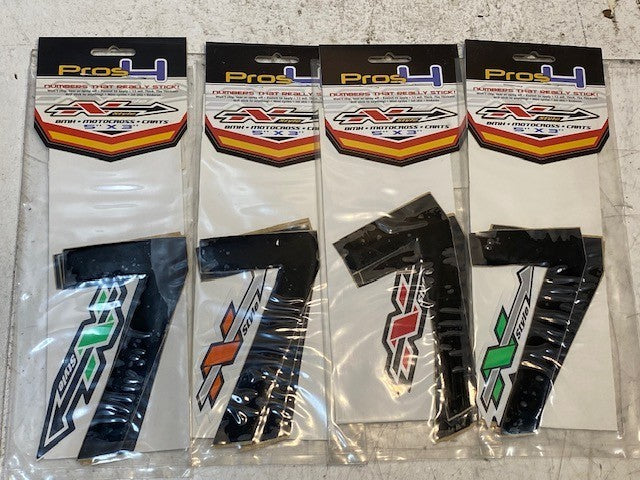 4 Quantity of N-Style Pros4 Black #7 | 3/Pk NIIII#7-B 5" x 3" (12 Pcs Total)