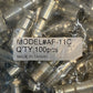 2 Bags of 100 Pcs of NCM Solutions AF-11C Hex Crimp Connectors (200 Pcs Total)