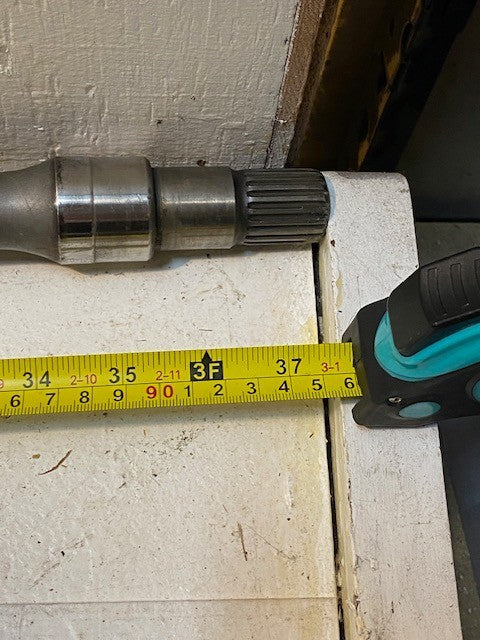 Constant Velocity Joint Axle 86378 | 21576C | 6821 | 37-1/2" Long 20-Spline