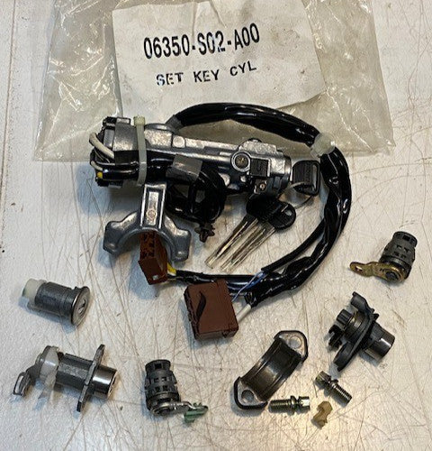 Honda 06350-S02-A00 Key Ignition Lock Cylinder Set *Pictured Parts Only*