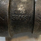 UFF Black Pipe Fitting Reducing Tee Cast Iron 2" x 1-1/2" 300 Psi C128