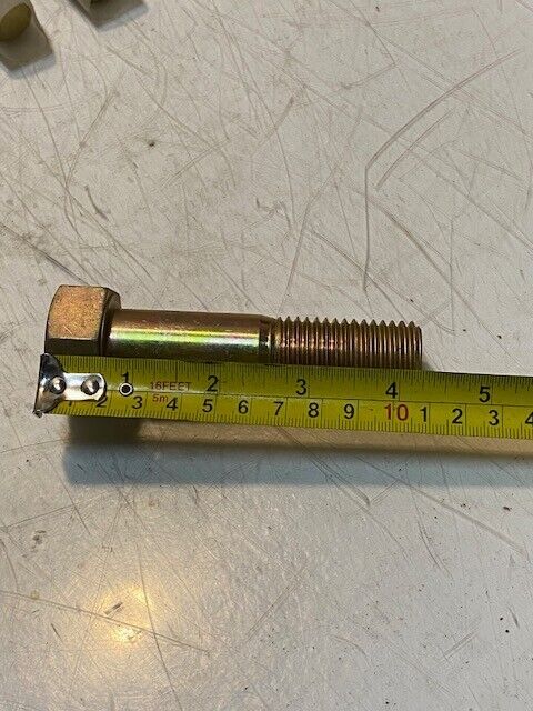 24 Quantity of CS Hex Head Bolts 4-1/4" L 33mm Hex Head 22mm Thread (24 Qty)