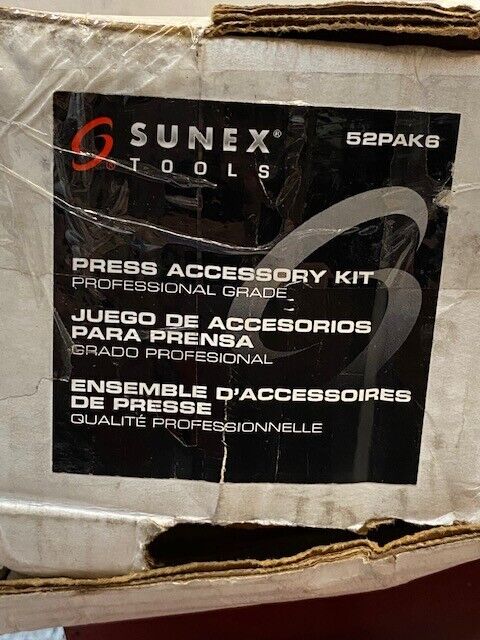 Sunex Tools 52PAK6 Press Accessory Kit *1 Piece Missing*