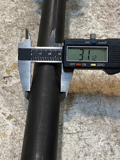 SurTrack Axle Shaft CH-8035-12144 | 23-1/4" Long 29mm 27-Spline End 23mm Thread