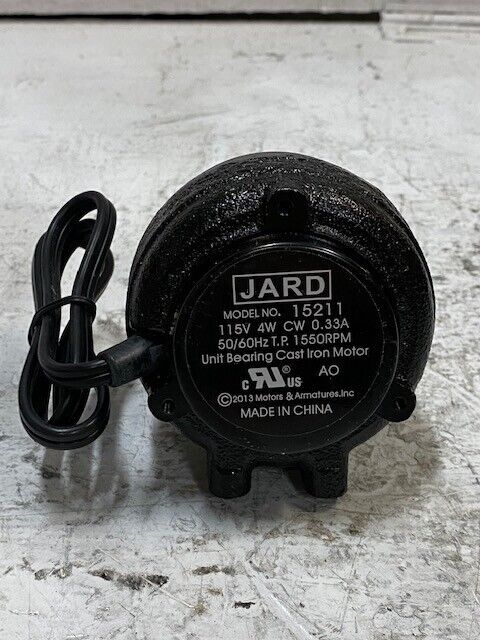 Ice Kold IK5211 Shaded Pole Cast Iron 115V 4W 1550RPM 1/4" Thrd Shaft .33AMPS