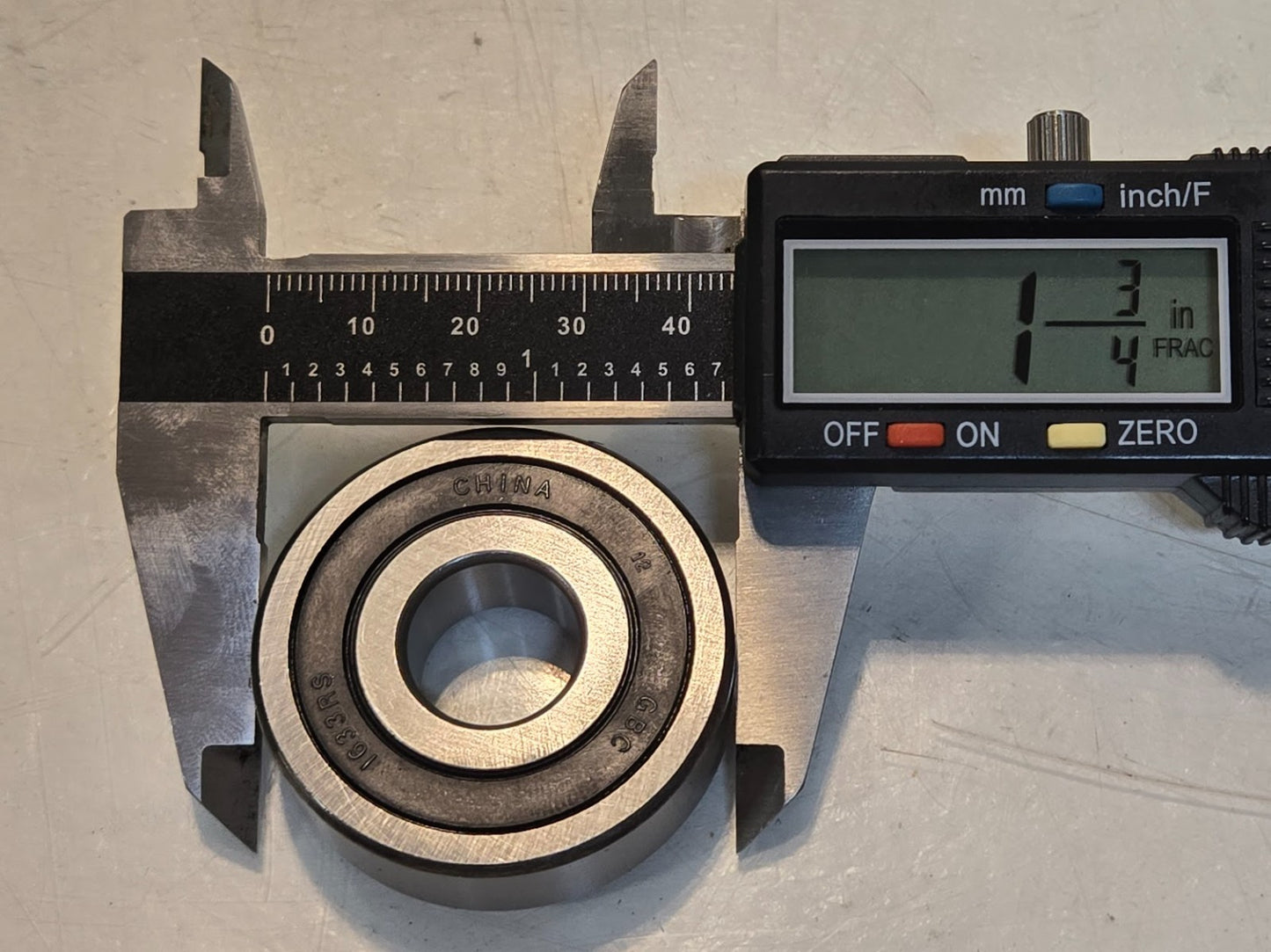 30 Quantity of GBC 1633RS Bearings | 1-3/4" OD 5/8" Bore 1/2" Thick (30 Qty)