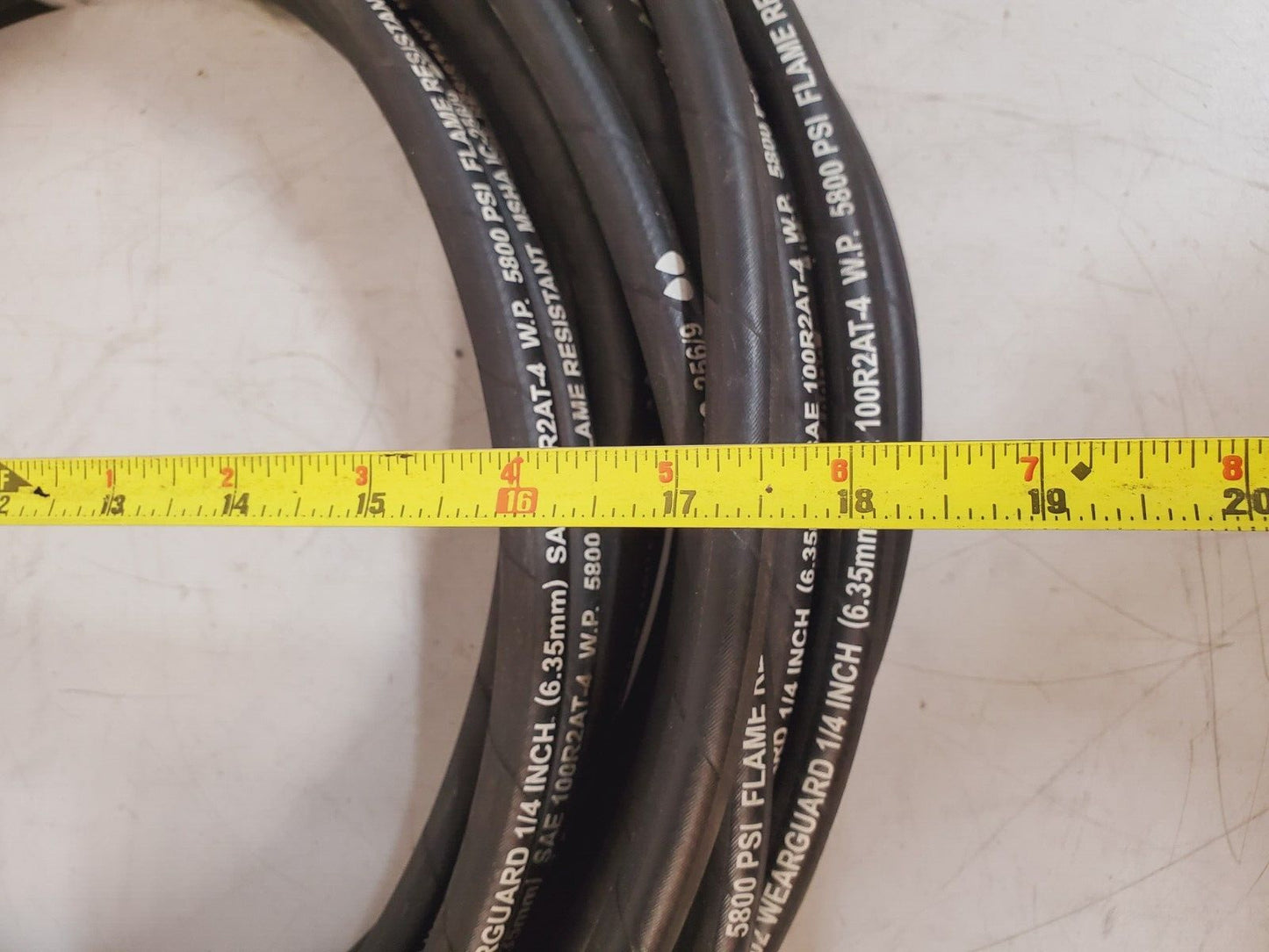 NRP Jones Hydraulic Hose 100R2 | SAE 100R2AT-4 | 5800PSI | Flame Resistant 50Ft