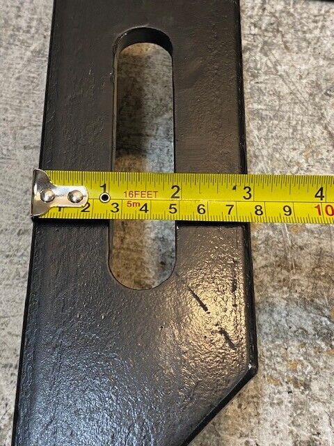 Pair of Mounting Frame Rail Brackets 18" Long 2-7/8" Wide 2-7/8" Tall 20mm Bore